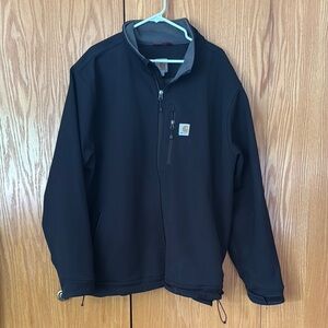 Carhartt Black Full Zip Rain Defender Jacket | 3X